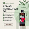 Adivasi Herbal Hair Oil 2 Bottles With Hair growth Soap+ Cream