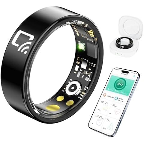 Heart Rate & Oxygen Monitoring Ring  (85% OFF)