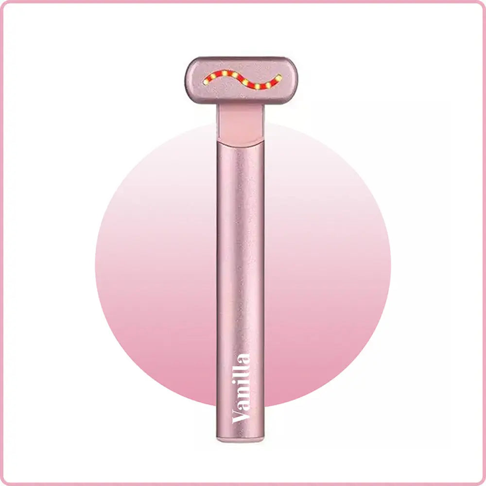 Red light therapy facial wand